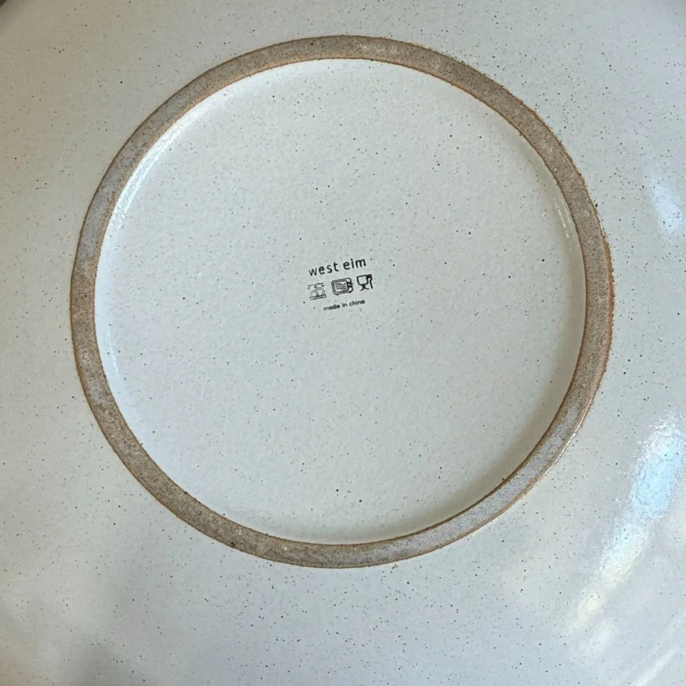 West Elm Stoneware Large Fruit / Serving Bowl